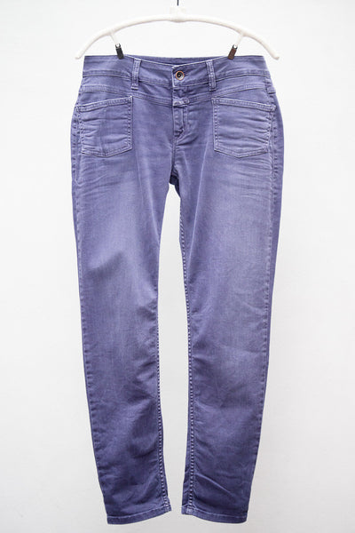 Plum Tea Pedal Jeans