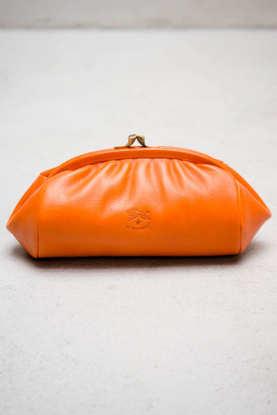 Orange Lulu Clutch