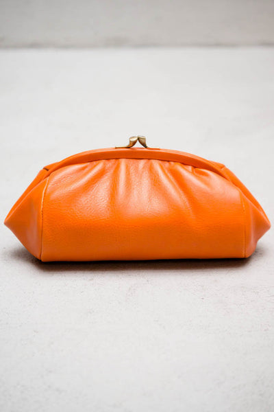 Orange Lulu Clutch