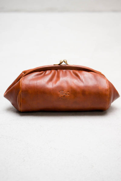 Cognac Lulu Clutch