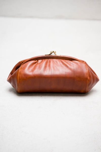 Cognac Lulu Clutch