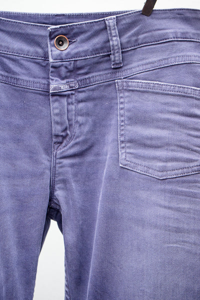 Plum Tea Pedal Jeans