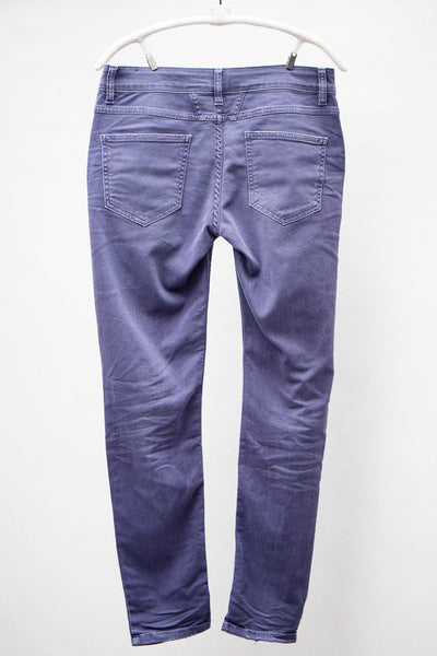 Plum Tea Pedal Jeans