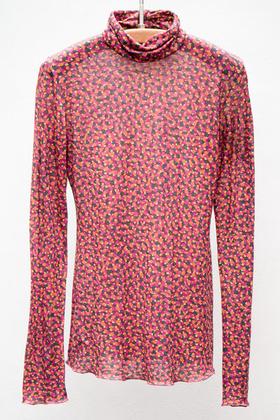 Rubino Printed Turtleneck