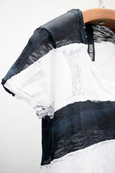Black & White Monoprix Tee