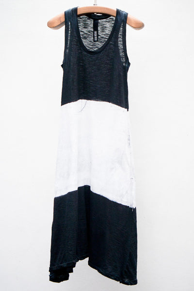 Black & White Trapeze Dress