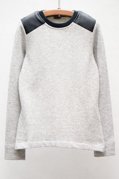 Light Grey Two Tone Top