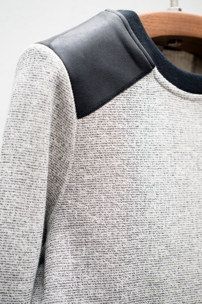 Light Grey Two Tone Top