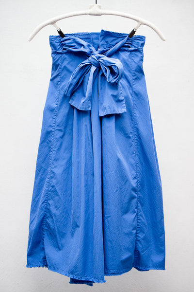 Blue Pleated Skirt