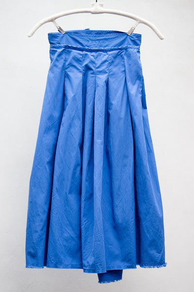 Blue Pleated Skirt