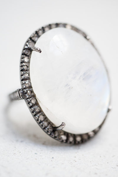Moonstone Cocktail Ring