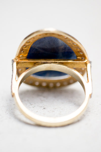 Blue Sapphire Cocktail Ring