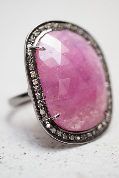 Pink Sapphire Cocktail Ring