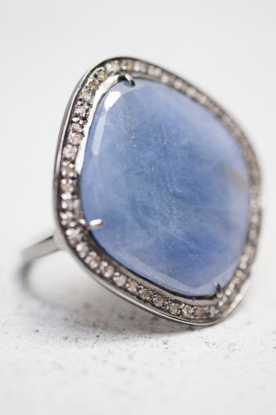Blue Sapphire Cocktail Ring