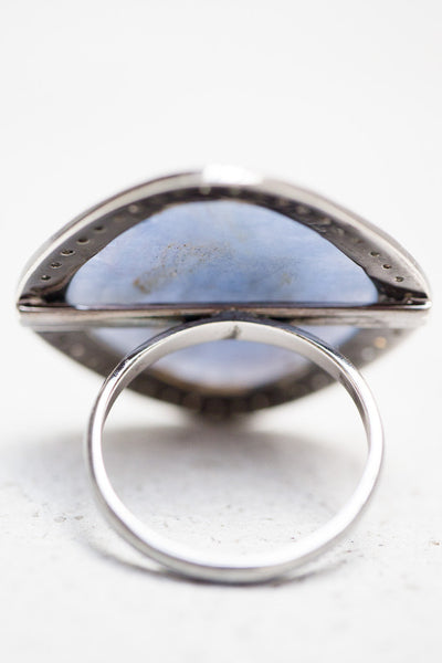 Blue Sapphire Cocktail Ring