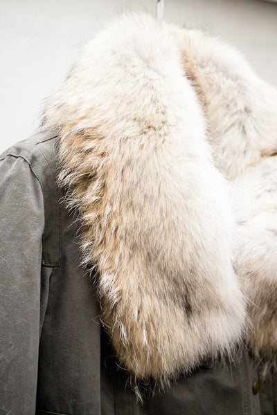 Fur Trim Army Jacket