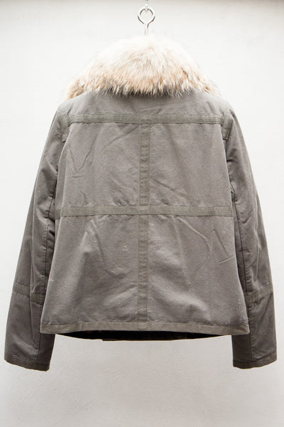 Fur Trim Army Jacket