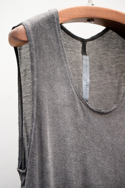 Dark Wash Sleeveless Tee