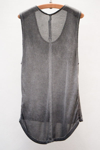 Dark Wash Sleeveless Tee
