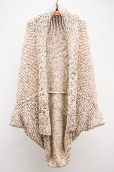 Beige Poncho