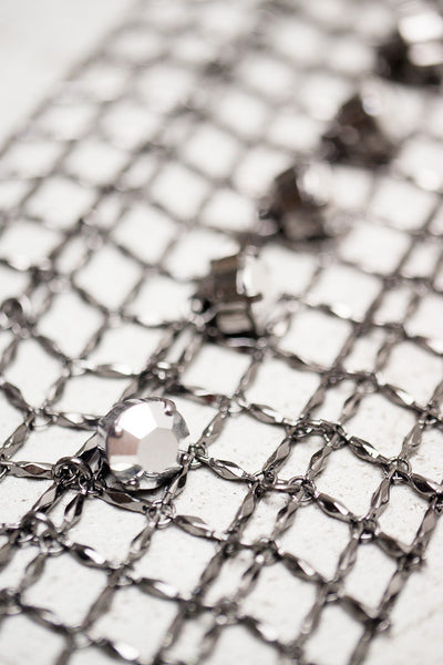 Dark Chain Swarovski Crystal Necklace