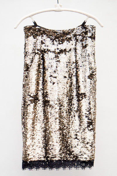 Sequin Marina Skirt
