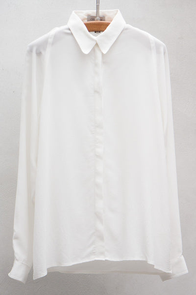 Cream Silk Ali Blouse