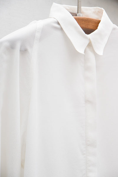 Cream Silk Ali Blouse