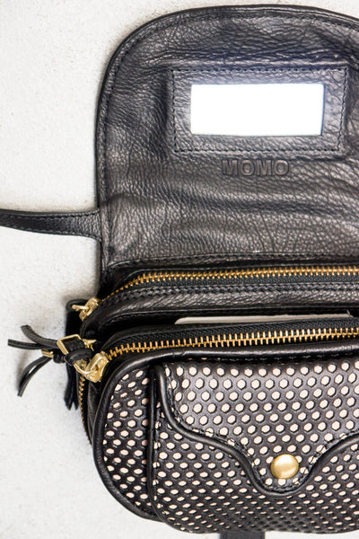 Noir & Nude Perforated Momo