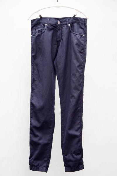 Blue Ascia Pant