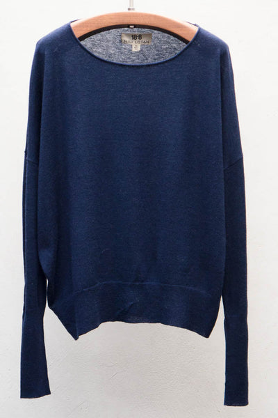 Dark Navy Oversized Pullover