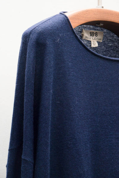 Dark Navy Oversized Pullover