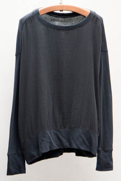 Black Gauze Pullover