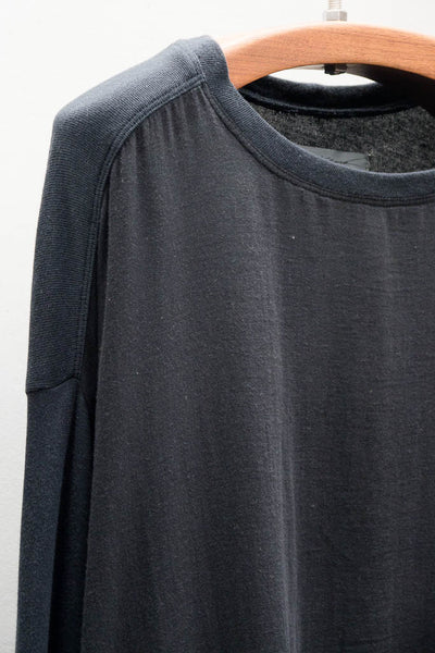 Black Gauze Pullover