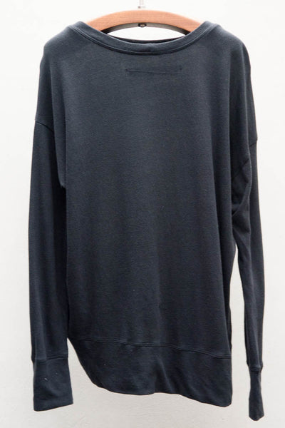 Black Gauze Pullover