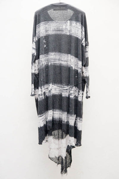 Black Oversized Tie Dye Dress