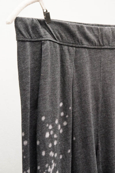 Black Paint Stripe Easy Pant
