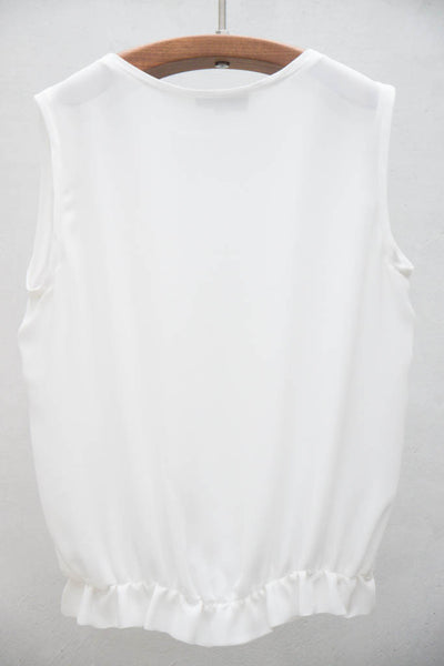 Ivory Sleeveless Top
