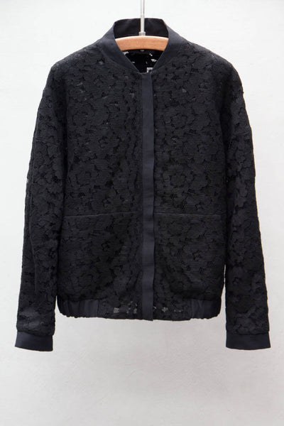 Black Lace James Bomber Jacket