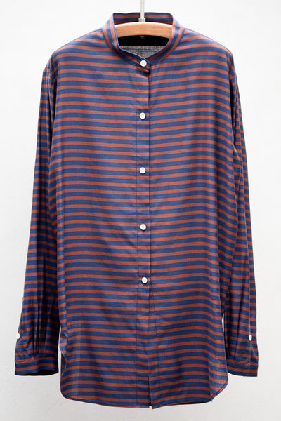 Navy & Rust Augustina Blouse