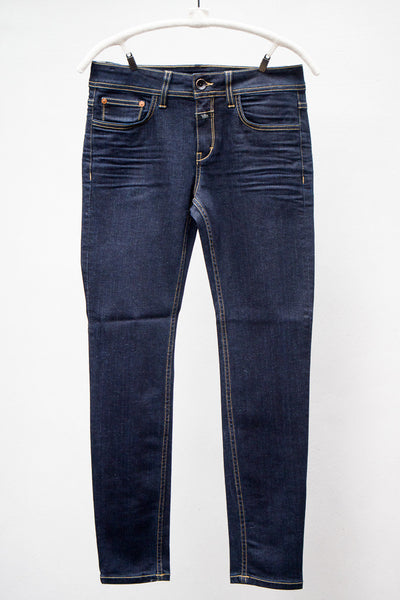 Deep Dark Blue Baker Jeans
