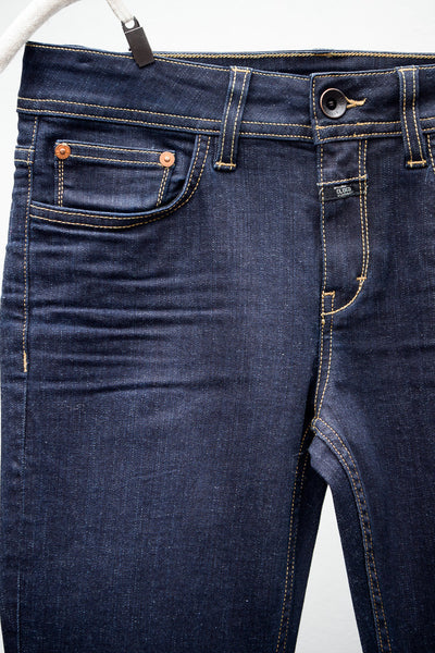 Deep Dark Blue Baker Jeans