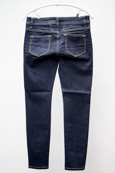 Deep Dark Blue Baker Jeans