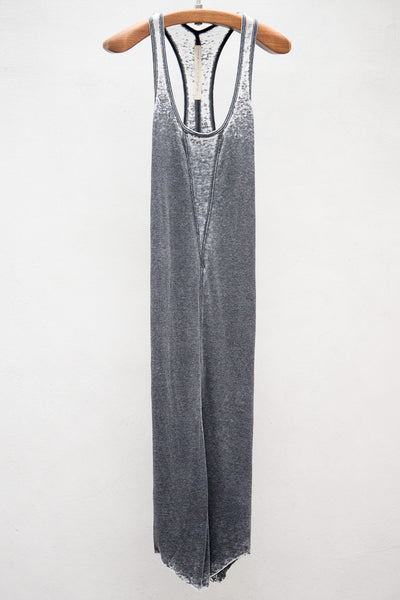 Grey Rib Tank Dress