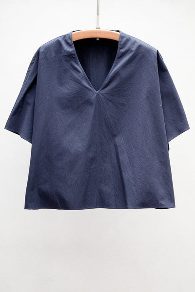 Navy Alejandra Kaftan Top