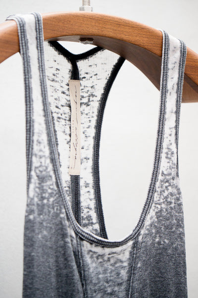 Grey Rib Tank Dress