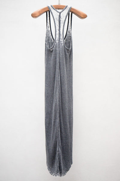 Grey Rib Tank Dress