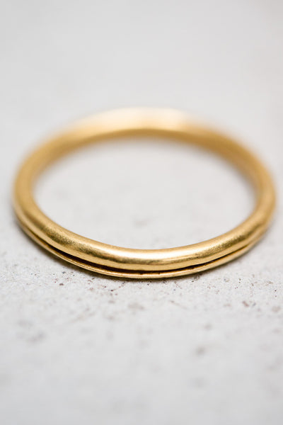 22k Gold Stacking Ring