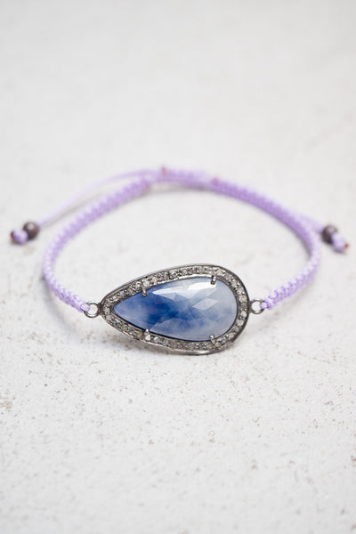 Sapphire Cord Bracelet