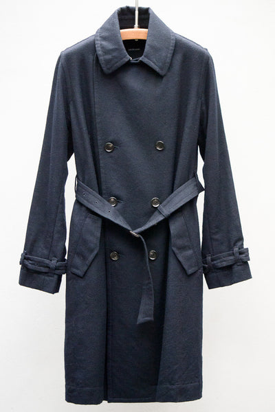 Navy Wool Trench